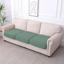 hyha Waterproof Couch Cushion Covers for Pets, Non Slip Sofa Seat Cover for Dogs Washable, Soft Thick Stretch Jacquard Fabric, Sofa Slipcovers with Elastic Bottom (3 Pieces, Green) by CozyNest Decor