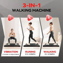 Walking Vibration Pad,Under Desk Treadmills for Home,4 in 1 Vibration Plate Exercise Machine,Portable Walking Pad with APP,350 Lb Capacity Multifunctional Treadmill Pro Max by CozyNest Decor