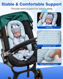 Infant Insert Compatible with Mamaroo Swing & Graco Swing, Thickened Baby Car Seat Head Support with Shoulder Covers, Breathable Newborn Car Seat Insert for Preemie to Toddler by TinyTreasures Baby Boutique