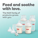 NUK Perfect Match Slow Flow 2-in-1 Natural and Anti-Colic Bottle, 5oz., 4 Pack, BPA Free by TinyTreasures Baby Boutique
