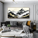 amatop Framed Extra Large Wall Art for Office Abstract Mountain Motivational Canvas Print Black and White Landscape Picture Zen Nature Giant Artwork for Contemporary Living Room Bedroom Decor 58x29 Inch by CozyNest Decor