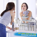JayRex Bathroom Organizer Countertop Corner Shelf, 3 Tier Moveable Organizer for Make Up, Dresser Table, Desktop (White) by CozyNest Decor