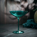 Champagne Coupes 12oz by The Wine Savant - (2, Teal)