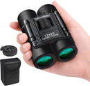 12X25 Mini Pocket Binoculars for Adults Kids, Small Compact Binoculars for Bird Watching, Opera Concert by TinyTreasures Baby Boutique