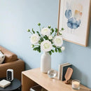 IPOPU 4PCS Real Touch White Ranunculus Artificial Flowers Faux Ranunculus Flowers for Vase Real Look Silk Peonies Fake Peony Flowers for Home Indoor Wedding Centerpieces for Table Decorations (White) by CozyNest Decor