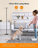 TROND Floor Lamp, 5000LM Super Bright Sky LED Modern Torchiere Standing Lamp, 3000K Warm White Light, 5-Level Dimmable, Modular 71 in Tall Pole Light, 30-Minute Timer for Living Room, Bed Room by CozyNest Decor