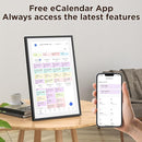 LOOFII 15.6" Smart Digital Calendar – 1920×1080 Full HD Touchscreen Family Planner & Calendar with Chore Chart & Meal Planner, Wall-Mountable (Black White) by TinyTreasures Baby Boutique