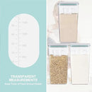Pop Containers with Lids - Stackable Airtight Food Storage, Kitchen Pantry Storage Containers for Snacks Candy Salt Herbs Spices BPA-Free (3300ML*3) by CozyNest Decor