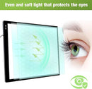 Zocelight A1(35.4''x 23.6'') Large Rechargeable Light Pad for Diamond Painting,6 Levels & Stepless Dimming Light Box for Tracing,3-Color Modes Light Board,Built-in 6000mAh Battery Light Table for Art by TinyTreasures Baby Boutique