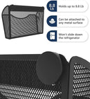 1-Tier Magnetic File Holder - No Drilling Installation File Organizer, Large Capacity Magnetic File Holder for Refrigerator, File Cabinets, Whiteboard, Office, Kitchen by CozyNest Decor