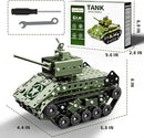 Lucky Doug STEM Building Projects Model Army Tank Set - 284 Pieces STEM Project Building Toys for Kids Ages 8-12, Assembly Science Kit Educational Toys Gift for Kids Boys 7 8 9 10 11 12-16 Years Old by TinyTreasures Baby Boutique