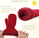 PESAAT Baby Girl Mittens Fleece Toddler Boy Mittens Warm Kids Winter Gloves Unisex Cold Weather Baby Gloves by TinyTreasures Baby Boutique