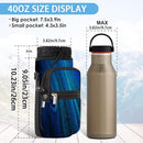 25/32/40/64oz Water Bottle Bag Holder Carrier-Insulated Crossbody Sling Case Sleeve with Strap & Pockets for Men Women Gym Cycling Travel Walking Hiking Camping by TinyTreasures Baby Boutique