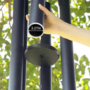 ASTARIN 65 in Wind Chimes for outisde - Extra Large Outdoor Handcrafted WindChimes,Deep Tone Metal Chimes for Garden Decor, Large Windchimes Deep Resonance, 2.27in Tubes Weather-Resistant, Black by CozyNest Decor