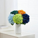8Pcs Navy Blue Fake Flowers Silk Hydrangea Artificial Flowers Bouquets Faux Hydrangea Stems for Home Table Centerpieces Wedding Party Decoration by CozyNest Decor