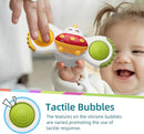 LiKee Strong Suction Cup Fidget Rotating Sensory Bath Toys for Baby 12 18 Months Airplane Car Travel Table & Window Toys for 1 2 Years Old Toddler Boys and Girls (Space-1) by TinyTreasures Baby Boutique