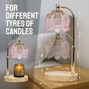 GEEZO Fragrance Candle Warmer Lamp，Electric Candle Warmer with Timer & Dimmer，Mom Christmas Birthday Gifts for Women, House Warming Gifts New Home Bedroom Decor by CozyNest Decor