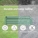 Aoodor 4 x 2 x 1 ft Outdoor Raised Garden Bed, Reinforced Galvanized Steel Planter Box for Vegetables, Flowers,Fruits and Herbs by GreenHaven Gardens