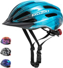 Exclusky Kids Bike Helmet with LED Light – Adjustable Multi-Sport Youth Helmet for Boys & Girls, Ages 5-12, Fits 50-57cm, Cycling Safety Gear by TinyTreasures Baby Boutique