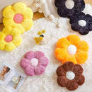 Brown Flower Pillow, 17.7" Flower Shaped Plush Decorative Throw Pillow for Bed by TinyTreasures Baby Boutique