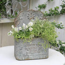 All Chic Metal Wall Planter Wall Mount Planter Wall Metal Hanging Planter Wall Vases for Flowers Planters for Outdoor Plants for Farmhouse Wall Decor (Rustic) by GreenHaven Gardens