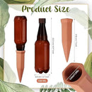 6 Sets Plant Watering Devices Include Terracotta Self Watering Spikes and 26 oz Plastic Bottles Slow Release Vacation Insert Automatic Plant Watered Device by GreenHaven Gardens