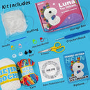 Crochet Kit for Beginners, Unicorn Crochet Kits for Kids and Adults Include Rainbow Yarn, Videos Tutorials, Eyes, and Crochet Hook - Crochet Animal Kit, Beginner Crochet Kit - Gift for Birthdays by TinyTreasures Baby Boutique
