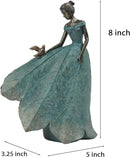Guichifun Fairy Statue Collection Home Decoration - Leaf Angel Girls Resin Gardening Gifts for Women Statues for Garden Fairy Indoor or Outdoor Yard Figurines 5.5 x 3.25 x 8 Inch by GreenHaven Gardens