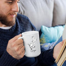 Cute Gnome With Box Accent Mug Cup Gift, Personalized Choose Name Gnome Ceramic Teacup 11 Oz 15 Oz, Unique Coffee Mug Gift For Gnomes Lover Kids Child Birthday, Custom Gnomes White Travel Mugs Gifts by TinyTreasures Baby Boutique