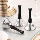 Boao 12 Pieces Metal Hand Bells Music Service Hand Bells Musical Instruments Percussion for Christmas Party Supplies(Silver) by TinyTreasures Baby Boutique
