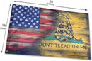 Us Flag Don‘t Tread On Me Flag 3x5 Feet Outdoor/Indoor Retirement Decoration Family America Flag Translucent Single Side Banner Sign by GreenHaven Gardens