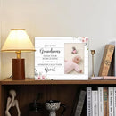 Great Grandma Picture Frame - Great Grandma Baby Announcement Gifts, Just When Grandmas Think Their Work Is Done Someone Calls Them Great Wooden Frame for Tabletop or Wall Hanging 4x6 Photo by TinyTreasures Baby Boutique