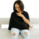 Breathable Nursing Cover Poncho – Stylish Multi-Use Breastfeeding Scarf, Car Seat Cover & Baby Blanket for Modern Moms by TinyTreasures Baby Boutique