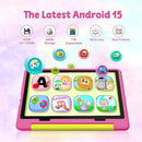 Kids Tablet,Android 15 Tablet with HD Display,10.1 inch,Parental Control & Kids Mode, Octa-Core, GMS Certified,20GB RAM 64GB ROM,1TB Expandable, 5000mAh Battery, Dual Camera, Protective Case,Pink by TinyTreasures Baby Boutique