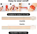 Kids Wristband Compatible with Apple AirTag, Protective Case for Air Tag GPS Tracker Holder with Nylon Bracelet, Adjustable Anti Lost Watch Band for Toddler Child Elder(Mlik White) by TinyTreasures Baby Boutique