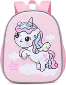 SUN EIGHT Toddler Backpack for Girls, Lunch Backpack Cute 3D Cartoon Animal Waterproof School Bag for Baby Girl Boy 2-5 Years（unicorn） by TinyTreasures Baby Boutique