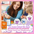 yhwsymgmho Crochet Kit for Beginners:2pcs Animals amigurumi Crochet Starter Kits with Step-by-Step Video Tutorials,Easy Knitting Set for Adults Kids,DIY Crocheting Doll Gift(Pterosaurs and Koalas) by TinyTreasures Baby Boutique