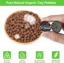 Riare 2 LBS Organic Expanded Clay Pebbles for Plants- 4mm-16mm Natural Leca Balls Lightweight Hydroponic Clay Pebbles Aggregate for Indoor Plants, Hydroponic Growing, Plants Drainage, Aquaponics by GreenHaven Gardens