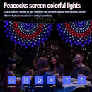 150 LED American Flag Lights Outdoor 3 Pack - 4x2 FT Half Fan Shape Patriotic Net Lights with 8 Modes, Waterproof for 4th of July Decorations, Christmas, Yard, Parties by GreenHaven Gardens