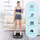 AXV Vibration Plate Exercise Machine Whole Body Workout Portable Mini Vibrate Fitness Platform Lymphatic Drainage Machine for Weight Loss Shaping Toning Wellness Home Gyms Workout (Mini) by CozyNest Decor