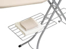 Brabantia Size C Ironing Board (49 x 18in) 7 Height Options, Adjustable Steam Iron Rest Holder & Linen Rack (Ecru) Non-Slip Feet, Anti-Collapse Child Locks by CozyNest Decor