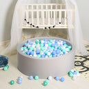 GOGOSO Ball Pits Balls for Toddlers Pack of 50 100 200 Plastics Shape Ball Non-Phthalate Non-BPA Non-Toxic 2.2-Inch Crush Proof Play Balls by TinyTreasures Baby Boutique