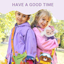 Avenir Sewing Kit for Kids Birthday Gifts for Kids Aged 6 Corduroy Fabric With Shoulder Strap Safe Needles Pre-cut Felt Easy DIY Arts and Crafts for Boys and Girls Stuff No Mess with Full Instructions by TinyTreasures Baby Boutique