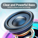 SOWO Small Waterproof Speaker Bluetooth Portable Wireless - Clip Speaker for Shower - Powerful Bass and Louder Volume - Colorful Lights and Lightweight for Travel,Kitchen,Pool - Pink by TinyTreasures Baby Boutique