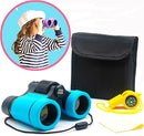 Kids Binoculars Best Gifts for 3-12 Years Boys Girls High-Resolution Optics Shockproof Mini Compact Binocuolar Toys Folding Small Telescope for Bird Watching Camping Outdoor Play by TinyTreasures Baby Boutique