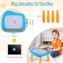 Smasiagon Magnetic Drawing Board for Kids - Toddler Toys for Age 1-2 Boys Girls - Educational Learning Toys for 1 2 3 Year Old Baby Birthday Gifts (Blue) by TinyTreasures Baby Boutique