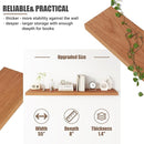 Floating Shelves for Wall, USA-Sourced Cherry Wood 55 Inch Long Wall Shelves, Natural Wooden Wall Mounted Picture Ledge Shelf, Nursery Book Storage Shelf Kids Bookshelf, Display Shelf for Bathroom by TinyTreasures Baby Boutique