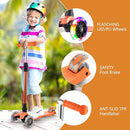 3 Wheel Scooter for Kids Ages 6-12,Kids Scooter with Light Up Wheels, Sturdy Deck Design, and 4 Height Adjustable Suitable for Kid Ages 3-12 by TinyTreasures Baby Boutique