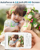 5K Digital Camera - 72MP UHD Digital Cameras for Photography - Autofocus Point and Shoot Small Camera with Flash for Kids - 2.8 Inch Screen Compact Portable Vlogging Camara with 16X Zoom, 32GB SD Card by TinyTreasures Baby Boutique