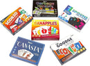Regal Games Fun Card Games Set for Adults - Canasta, Spoons and a Spork, Garbage Monsters, ScorZo, The Goodge Rules, and Banapples Decks - Fun & Travel Playing Cards for Family Game Night by TinyTreasures Baby Boutique